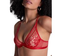 Rules of Attraction Triangle Plunge Bra Aubade Red 36G