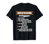 Rules Of The Kitchen Chef Is Always Right Funny T-Shirt