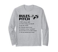 Rules On The Pitch Referee Rules Funny Soccer Long Sleeve T-Shirt