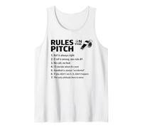 Rules On The Pitch Referee Rules Funny Soccer Tank Top