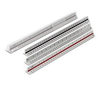 Rulex 30cm Metal (c) Triangular Scale Ruler 1:1 1:10 1:2 1:20/1:5 1:50 1:100 1:200/1:500 1:1000 1:1250 1:2500