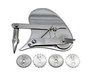Ruling Pen Set, Mechanical Metal Drawing Tool for Designers, Architects and Creative Art Practice Ruling Pen Interchangeable Wheel Drafting Tool