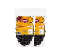 Rulop Sun-Dried Raisins, 450g Black Raisins - Regular Unsweetened, Unsulphured, Natural Sugars, Rich in Fibre and Minerals, Vegan, GMO-Free, No Additives, No Preservatives (2 Pack)