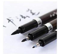 Ruluti 3 Pcs/lot Calligraphy Pen Japan Material Brush for Chinese Words Learning Stationery School Supplies