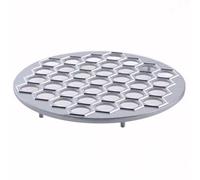 Ruluti 37 Holes Dumpling Maker, Aluminum Alloy Dumpling Mold, Dough Press, Pelmeni Dumpling Pie Ravioli Mould for Diy Cooking Baking