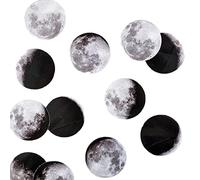 Ruluti 45 Pcs/pack Moon Planet Calendar Decoration Stickers Diy Hand Craft Planner Scrapbook Lable Diary Stickers