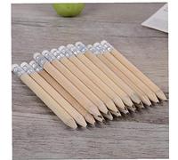 Ruluti 5pcs Mini Size Simple Wood Pencil Half Pencils with Eraser Short Mini Non Toxic Pocket Pencils