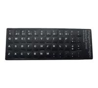 Ruluti Portuguese Keypad Label Stickers - Black, Vinyl, Waterproof, Laptop