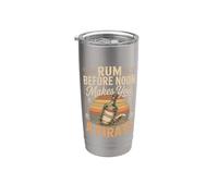 Rum Before Noon Makes You A Pirate Stainless Steel Insulated Tumbler