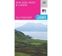Landranger 39 Rum, Eigg & Muck Map With Digital Version, Pink One Size