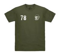 Rum Knuckles Men's Silverback T-Shirt in Dark Green | Size: Medium Rum Knuckles Dark Green M