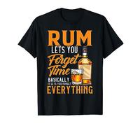 RUM LET’S YOU FORGET TIME | FUNNY RUM T-Shirt