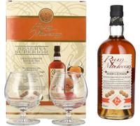 Rum Malecon Añejo 12 Años Reserva Superior mit 2 Gläsern 40,00% 0,70 Liter