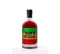 Rum & Reggae Serious Spiced Rum - 70cl Bottle | 37.5% ABV | Handcrafted Caribbean-Inspired Rum Infused with Vanilla, Cinnamon & Ginger | Smooth & Warming Flavour
