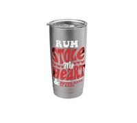 Rum Stole My Heart Never Gave It Back Stainless Steel Insulated Tumbler