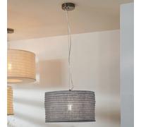 Pacific Patpong 35Cm Grey Jute Easy Fit Pendant, Grey