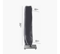 Ruma AeroCover Free Arm Parasol Waterproof Cover W65xD65xH292cm in Dark Grey | Size: 1 Pack