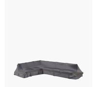 AeroCover L-Shaped Sofa Breathable Polyester Right Hand 350x275x90xH30/45/70cm Ruma Dark Grey 1 Pack