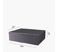 Breathable Protective Cover for Rectangular Lounge Sets 235x235xH70 cm Cover