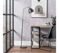 Ruma Black & Gold Task Floor Lamp Ruma Black
