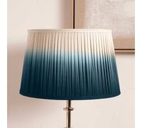 Ruma Blue Ombre Pleated Tapered Lamp Shade For Table Lamps Blue 10 inches