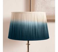 Ruma Blue Ombre Pleated Tapered Lamp Shade for Table Lamps | Size: 12 inches Ruma Blue 12 inches