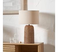 Pacific Lifestyle Brown Woven Seagrass Table Lamp