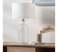 Olivia's Bellamy Clear Bubble Glass Table Lamp
