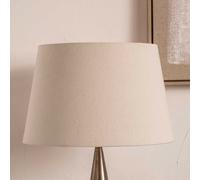 Ruma Coastal Natural Cream Tapered Lamp Shade For Table Lamps And Floor Lamps In Beige Beige 10 inches