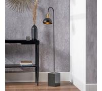 Ruma Matt Black Domed Task Floor Lamp Ruma Black