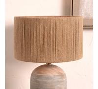 Ruma Natural Rope 30cm Cylinder Lamp Shade for Table Lamps in Beige | Size: 14 inches Ruma Beige 14 inches