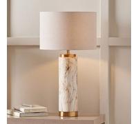 Pacific Lifestyle Natural Stone Effect Ceramic Tall Table Lamp