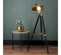 Pacific Lifestyle Stand Up Tall Lamps for Living Room | Floor Lamp for Bedroom | 1950's Studio Film Director Industrial Floor Lamp | Standing Lamp Tripod Lamps Floor | Hollywood Steampunk Large Lamp