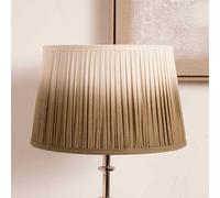 Ruma Taupe Ombre Pleated Tapered Lamp Shade For Table Lamps In Brown Brown