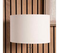 Ruma White Self Lined Linen Drum Lamp Shade for Table Lamps & Floor Lamps | Size: 18 inches Ruma White 18 inches