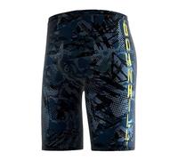 RUMAOZIA Competition Swimming Trunks Men's Swimming Trunks Men's Long Tight Hyperboom with V-Cut Quick Drying Training Fitness Chlorine Resistant Swimming Trunks Knee-Length Jammer for Swimming