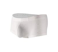 RUMAOZIA Glitter Boxer Shorts Men's Elastic Leggings Underwear Stylish Print Graphic Underwear Four Corners Thin Breathable Shorts Letter Sequin Briefs Soft Comfortable Boxer Shorts, White, M