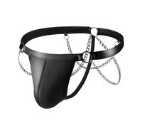 RUMAOZIA Jockstrap Men's String Thong Men's Underwear Gay Sexy Briefs for Men Breathable Jock Strap Underpants T-Back Briefs Sexy Lingerie Erotic Underwear, black, XXL