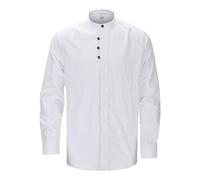 RUMAOZIA Linen Shirt Long Sleeve Katana Shirt Men's Japanese Style Shirt Stand-Up Collar Slim Fit Linen Cotton Shirt Casual Shirts for Men Plain Men's Casual Breathable Classic Tops, F White,
