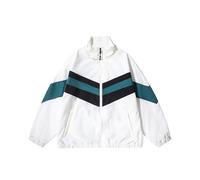 RUMAOZIA Men's Lightweight Bomber Jacket, Windproof Pilot Jacket, Breathable Windbreaker, Outdoor Blouson Jacket with Zip, Leisure, Thin Overnight Jacket, Autumn Aviator Jacket with Colour Blocking, O