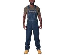 RUMAOZIA Men's Work Trousers Protective Dungarees All Seasons Work Dungarees Men's Jeans Dungarees with Pockets Jeans Dungarees and Braces Overall Workwear Pants, Z05 Dark Blue, XL