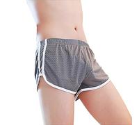 RUMAOZIA Sports Shorts Men's Boxer Shorts Men's Gym Trousers Short Mesh Breathable Bodybuilding Shorts Comfortable Slim Airy Lightweight Running Shorts with Split Sides Fitness Training Sports