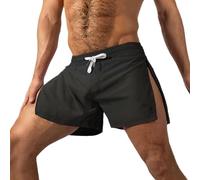RUMAOZIA Swimming Trunks Men's Short Swimming Shorts Men's Swimming Shorts with Large Split Sides Lightweight Swimming Trunks Hawaiian Summer Beach Shorts Holiday Leisure Short Board Shorts Boxer