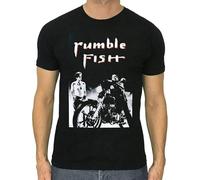 Rumble Fish T-Shirt Cult Movie Poster Mens T Shirt Men's Crew T-Shirts