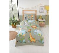 Rumble In The Jungle Single Duvet Cover And Pillowcase Set