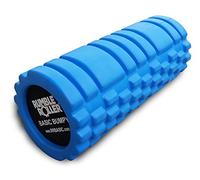 RumbleRoller Basic Bumpy Foam Roller, Solid Core EVA Foam Roller with Grid/Bump Texture for Deep Tissue Massage and Self-Myofascial Release