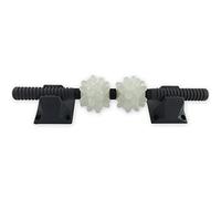 RumbleRoller Original Beastie Bar with Stands, Translucent White