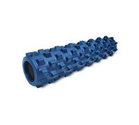 RumbleRoller Textured Muscle Foam Roller 22 Inches - Original Mid Size - Blue