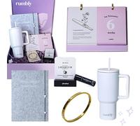 Rumbly 1st Trimester Mom-to-Be Essentials Box - Gift for Expecting Moms - Care Package with Essential New Mommy Items & Pregnancy Must-Haves - Perfect for Celebrating Motherhood & Welcoming New Life
