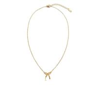 Rumgey Initial Necklaces for Women, Bow Necklace Dainty Small Tiny Letter Pendant Necklace Stainless Steel Waterproof Trendy Cute Bow Necklaces Monogram Name Choker Jewelry Gift, Stainless Steel, No